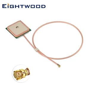 Eightwood GPS Active Internal Aerial Antenna IPEX Connector with RG178 30cm for PND Laptop Mobile Phone